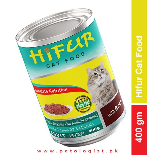 Hifur Canned Cat Food - Beef 400 Gram