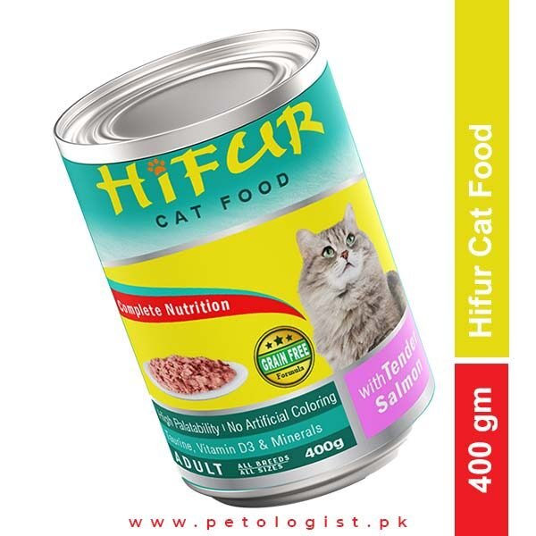 Hifur Canned Cat Food - Salmon 400 Gram