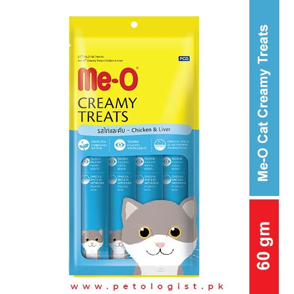 Me-O Creamy Treats - Chicken & Liver Flavor 60g