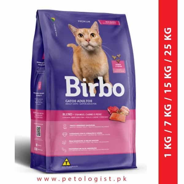 Birbo Adult Cat Food - Chicken, Beef & Fish (Blend)