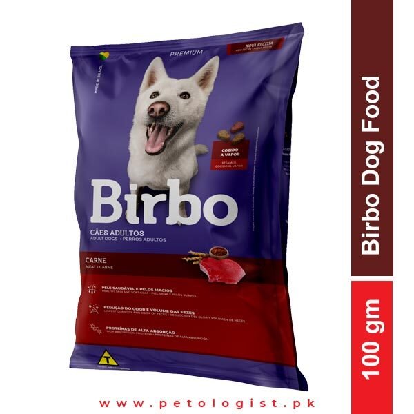 Birbo Adult Dog Food - Meat 100Gm