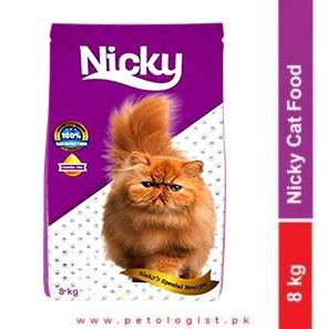 nicky adult cat food 8kg