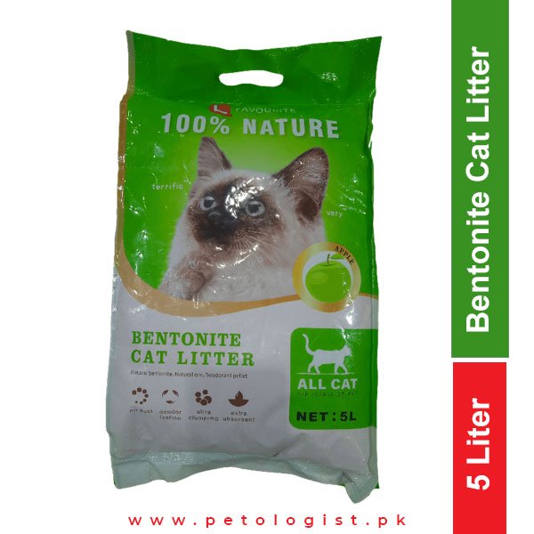 Bentonite Cat Litter – Apple Scented 5L