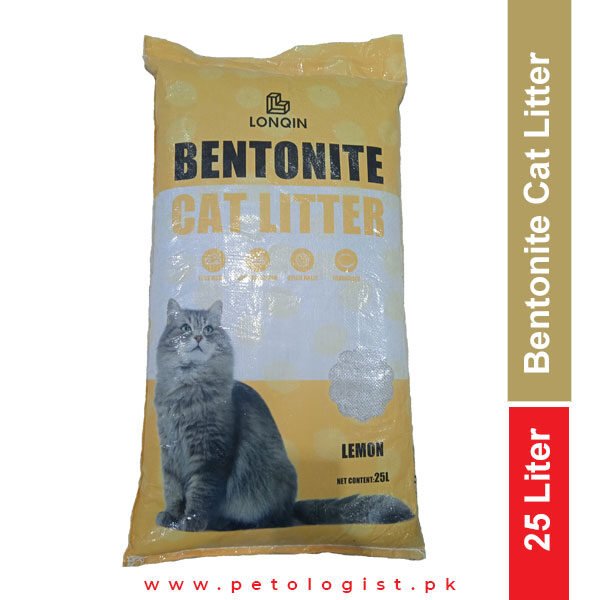 Bentonite Cat Litter - Lemon Scented 25L