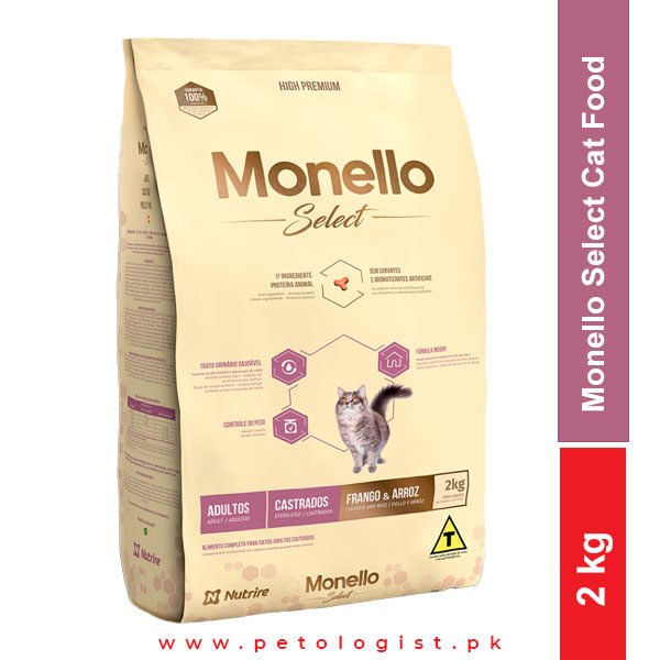 Monello Select Adult Cat Food - Sterilized - Chicken & Rice 2kg