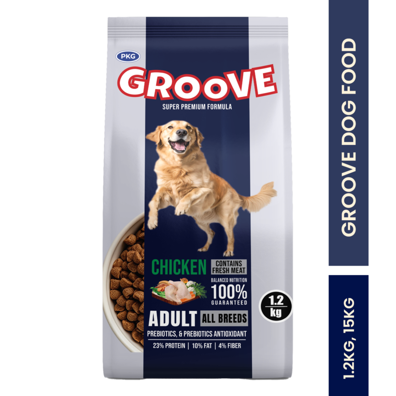 Groove Puppy Food - ChickenFlavor