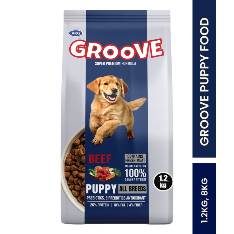 Groove Puppy Food - Chicken Flavor